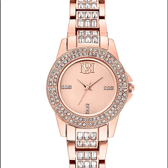 Badgley Mischka Swarovski Crystal Ladies Watch - Picture 1 of 4